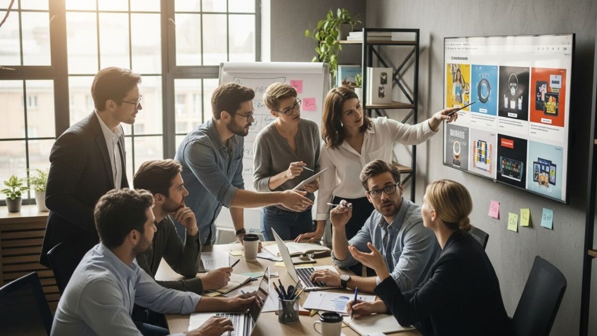 ecommerce advertenties teamwork