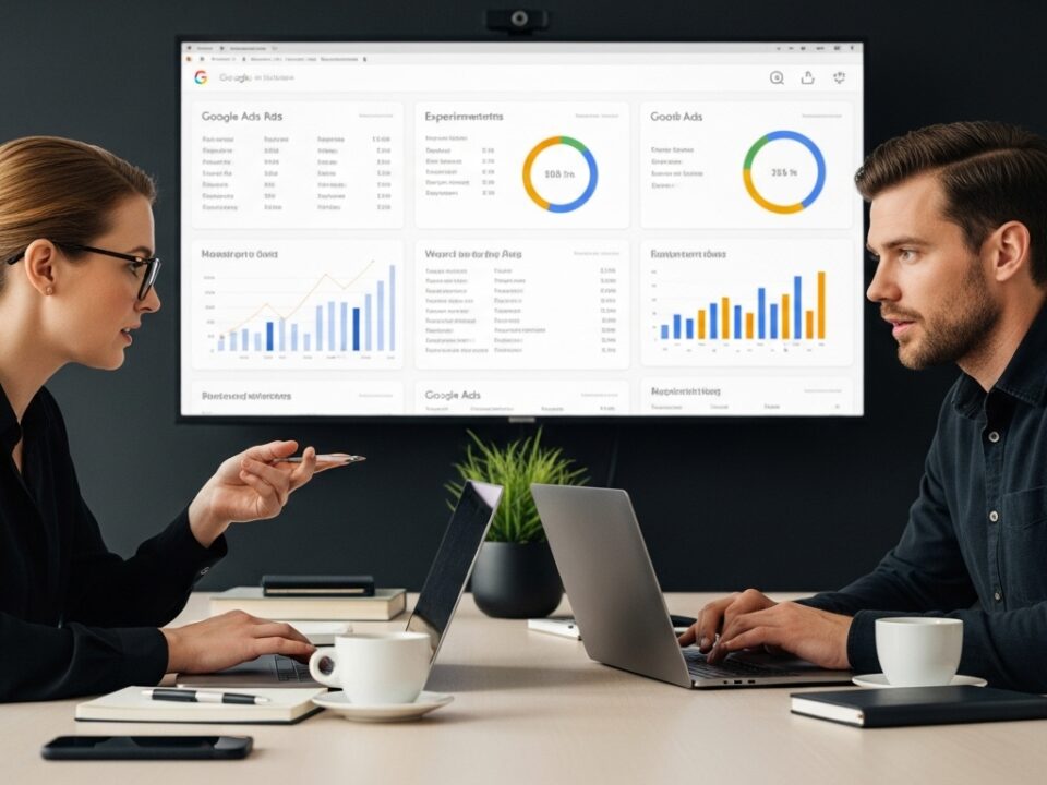 Google Ads experimenten teamwork
