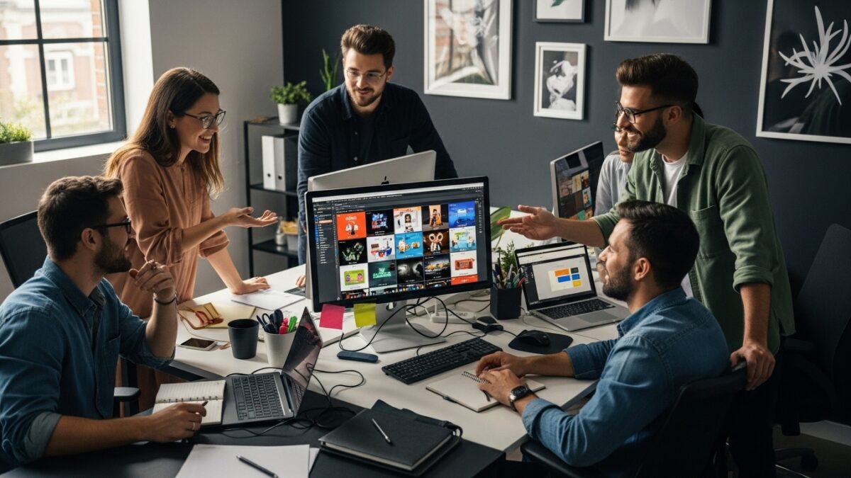 display advertising teamwork