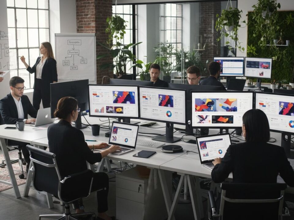 display advertising kantoor