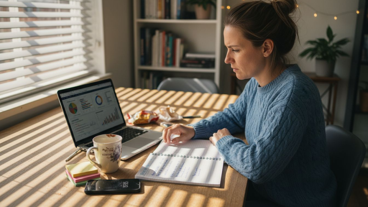 Ondernemer die werkt aan een effectieve online marketingstrategie